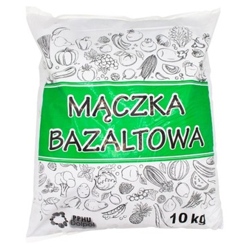 MĄCZKA BAZALTOWA 10KG nawóz pod warzywa trawniki do sadu przeciw ślimakom