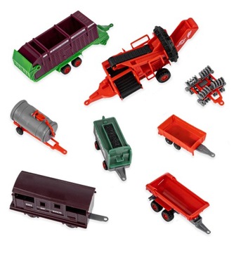 БОЛЬШОЙ НАБОР СЕЛЬСКОХОЗЯЙСТВЕННЫХ МАШИН ТРАКТОР ТРАКТОРНЫЙ ПЛУГ