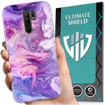ETUI CASE OBUDOWA NA TELEFON DO XIAOMI REDMI 9 WZORY + PANCERNE SZKŁO