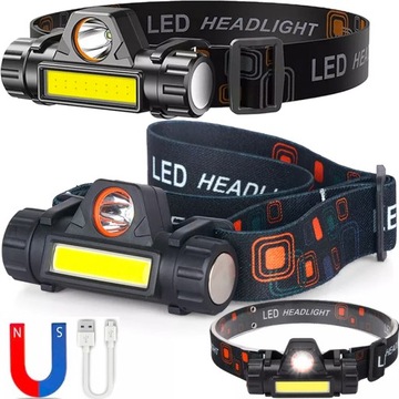 СВЕТОДИОДНАЯ ФАРА 3 Вт + МАГНИТНАЯ БАТАРЕЯ COB