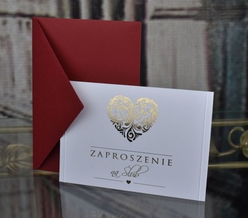 ЗОЛОТЫЕ СВАДЕБНЫЕ ПРИГЛАШЕНИЯ С ЦВЕТНЫМИ КОНВЕРТАМИ