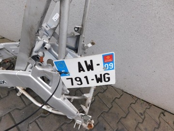 РАМКА YAMAHA TDR 125, ДОКУМЕНТЫ 2000 ГОДА