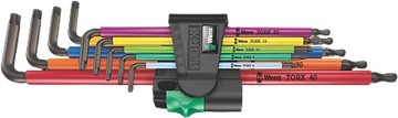 KLUCZE TRZPIENIOWE TORX TX XL MULTIC TX8-TX40 WERA