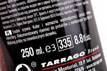 30 BEŻOWY SPRAY TARRAGO DO RENOWACJI KOLORU CHOLEWKI OBUWIA Z ZAMSZU NUBUKU