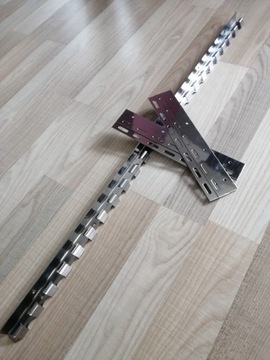 Набор держателей + вешалка для штор из ПВХ, ремни из фольги