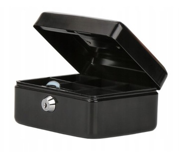 Денежный ящик, монеты, металлический ящик, сейф, документы, монеты + КЛЮЧ