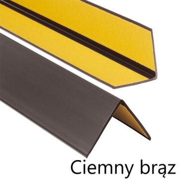 Угловая лента из ПВХ 50x50, 100 см. Самоклеящаяся угловая лента. Угловая крышка.