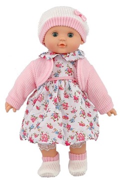 lalka BOBAS zamyka OCZY mówi ŚPIEWA 30 wzorów nr25