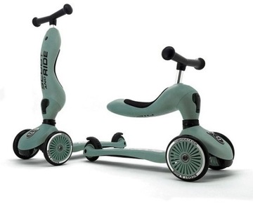 SCOOTANDRIDE HIGHWAYKICK 1 СКУТЕР 2в1 ПОЕЗДКА 12M+ ЛЕС