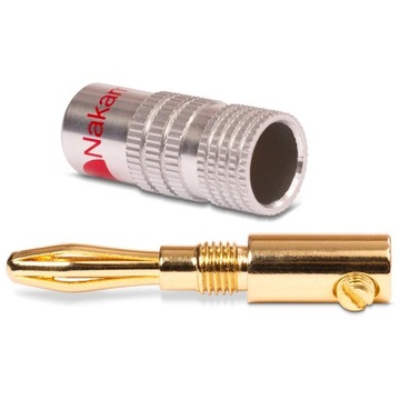 Разъемы для динамиков типа «банан» Nakamichi HQ Gold, 8 шт.