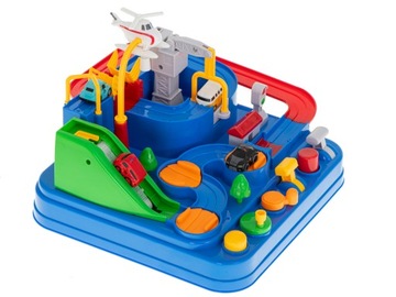 ИНТЕРАКТИВНАЯ ИГРА С ПРЕПЯТСТВИЯМИ И ПАРКОВКА 4 МАШИНЫ + ВЕРТОЛЕТ