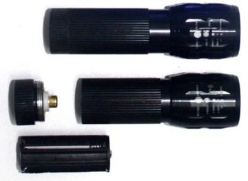 SZPERACZ Pancerna Latarka LED aluminium CREE ZOOM