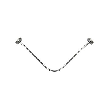 Regulowany zakrzywiony drążek do zasłony prysznicowej 110 cm-140 cm