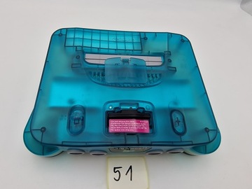 КОНСОЛЬ NINTENDO 64, ЕВРОПЕЙСКАЯ ПРОЗРАЧНАЯ СИНЯЯ ВЕРСИЯ