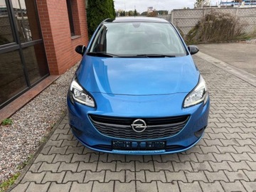 Opel Corsa E Hatchback 3d 1.4 Turbo 100KM 2018 Opel Corsa 1.4 benzyna 100 KM 6 biegow czarny dach zadbany mozliwa zamia, zdjęcie 4