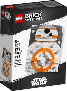 LEGO Brick Sketches 40431 Фигурка дроида Star Wars BB-8
