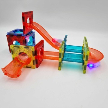 НАБОР СВЕТЯЩИХСЯ МАГНИТНЫХ БЛОКОВ ДЛЯ ШАРОВ ДЕТСКИХ Светящиеся 49 шт.