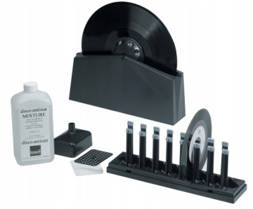 НАБОР ВИНИЛОВЫХ МАШИН ДЛЯ ВИНИЛОВЫХ ПЛАСТИНОК KNOSTI DISCO + АНТИСТАТИЧЕСКАЯ ЖИДКОСТЬ