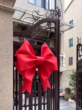 БОЛЬШОЙ КРАСНЫЙ БАНТ XXL ПОДАРОК ​​НА ПОКУПКУ АВТОМОБИЛЯ ЛЮБОВЬ НА ДЕНЬ СВЯТОГО ВАЛЕНТИНА 55см