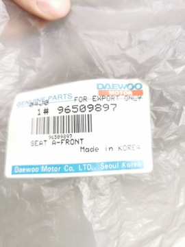 SEDADLO LEVÝ PŘEDNÍ DAEWOO CHEVROLET NUBIRA J150 OE 96509897