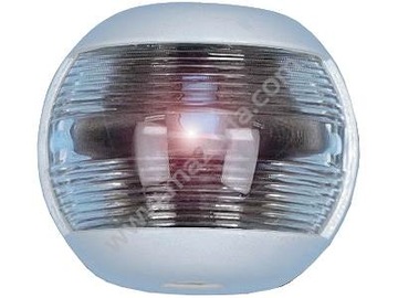 LAMPA SILNIKOWA BIAŁA, BIAŁY PVC, 63X70X38 MM
