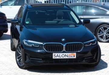 BMW Seria 5 G30-G31 Touring Plug-In 2.0 530e 292KM 2022 BMW 530e 292ps Panorama Hak ACC 4xKlima HiFi 18” Webasto Kamera Sam Parkuje, zdjęcie 27