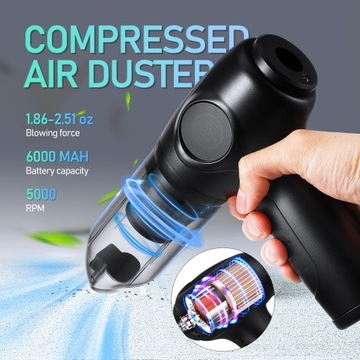 БЕСПРОВОДНОЙ МОЩНЫЙ АВТОМОБИЛЬНЫЙ ПЫЛЕСОС НА АККУМУЛЯТОРЕ