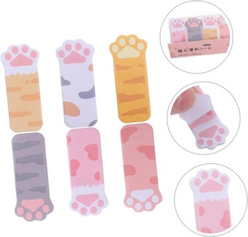 6 наборов стикеров «Кошачья лапка». Самоклеящиеся наклейки Me