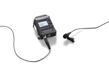 Аудиозапись Zoom F1-LP с петличным микрофоном