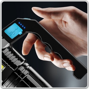 Многофункциональный перезаряжаемый светодиодный фонарь, прожектор, перезаряжаемый от USB.