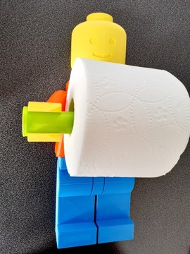 Uchwyt na papier toaletowy LEGO MAN Łazienka DziND