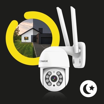 НАБОР из 2 наружных IP-камер WiFi FULLHD 2 МП БЕЛЫЙ Overmax