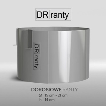Rant RD okrągły 15-21 cm Wys. 14 cm Dorosiowe