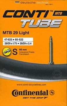 Dętka Continental MTB 28/29 Light 47/62-622 60 SV