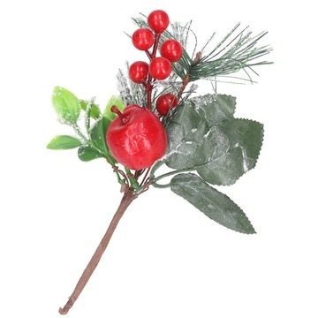 РОЖДЕСТВЕНСКАЯ ВЕТКА Боярышник, рябина, еловые цветы для украшения
