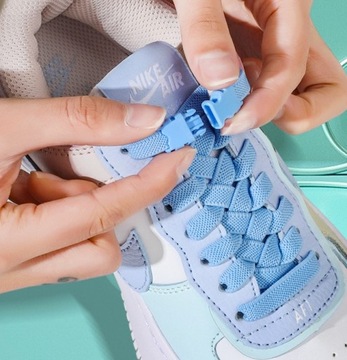 SZNUROWADŁA elastyczne bez wiązania na zatrzaski nr SKp