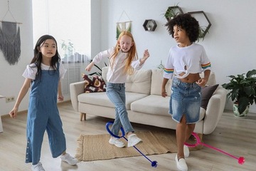 HULA HOP НА НОГЕ СКАКАЛАВКА ШКИПЕР СВЕТЯЩАЯСЯ СВЕТОДИОДНАЯ ИГРУШКА ДЛЯ ДЕТЕЙ ЦВЕТА