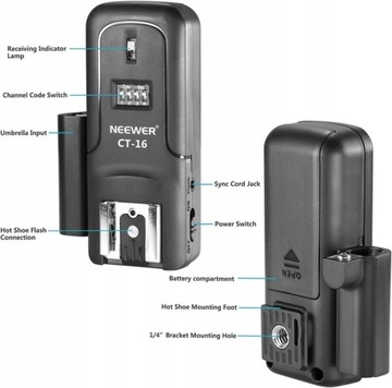 Neewer CT-16 БЕСПРОВОДНАЯ ВСПЫШКА