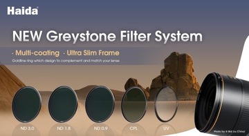 Filtr szary Haida Greystone MC ND64 (ND1.8) 77mm
