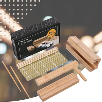 Набор для суши, палочки для еды, коврик для приготовления базуки, стартовый набор для подарка