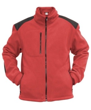Толстовка из плотного флиса MEN'S FLEECE FLRA340 RD-BK L