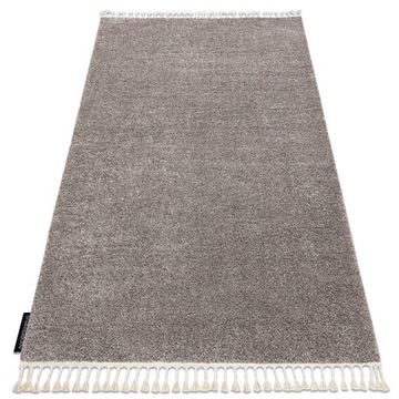 Dywan MAROKO frędzle shaggy 80x150 brąz #GR3841