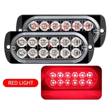 12LED samochodów światło ostrzegawcze LED awaryjn