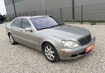 Mercedes Klasa S W220 Sedan 5.0 V8 (500) 306KM 2004 Mercedes-Benz Klasa S 4x4 S500 306 KM 2004r Bdb Stan Warszawa 5.0, zdjęcie 1