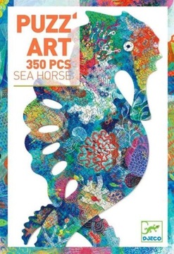 Konik morski puzzle artystyczne 350 el. Djeco 1+