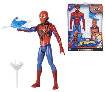 HASBRO SPIDERMAN + WYRZUTNIA BLAST GEAR E7344