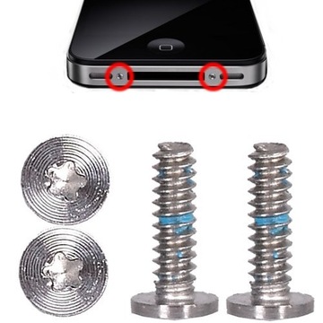 2x śrubki Pentalobe dolne do iPhone 4/4S