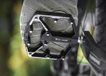 ВЕЛОСИПЕДНЫЕ ПЕДАЛИ ЧЕРНЫЕ MTB BMX АЛЮМИНИЕВЫЕ Легкие Прочные Противоскользящие