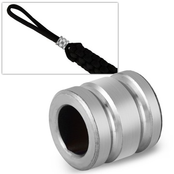 Ремешок из паракорда с бусинкой-ножом TC4 из титанового сплава