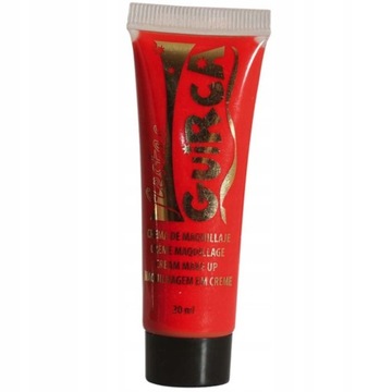 FARBA CZERWONA RED do Ciała BUZI Twarzy farbka 20 make Up makijażu czerwony